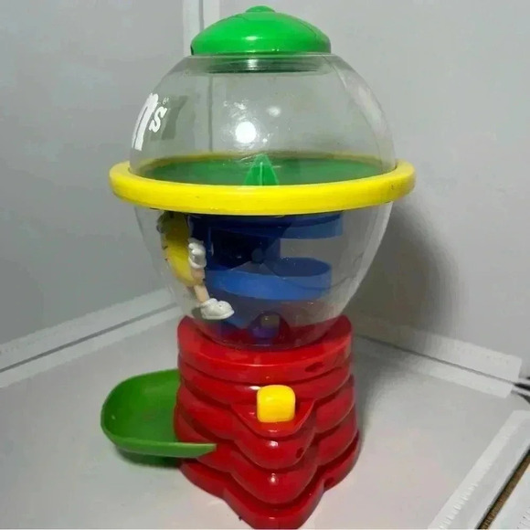 1991 Vintage M&M's Candy Dispenser Gumball Machine Style 9" - Picture 3 of 8
